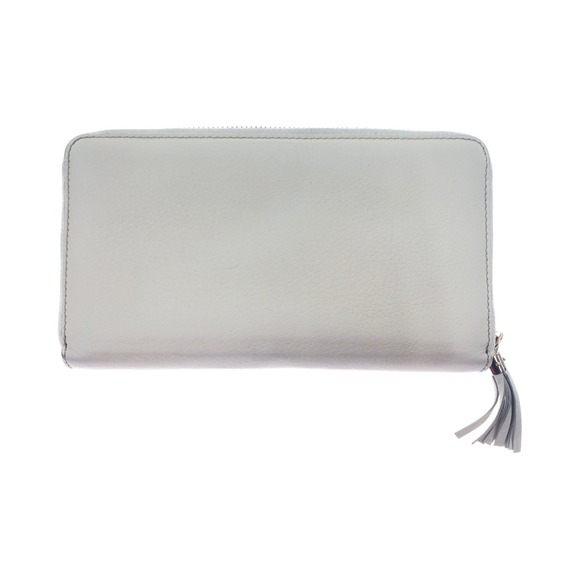 Gucci Soho Interlocking GG Zip Around Long Wallet Ivory White - Picture 3 of 7